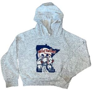 Vintage Minnesota Twins Minne & Paul Hooded Sweatshirt Toddler Size 4